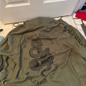 Taylor Swift Reputation Tour Olive Green Jacket